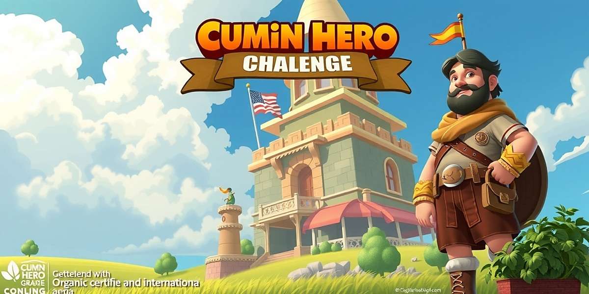 Upcoming Features in Cumin Hero Challenge Concept art for upcoming Cumin Hero Challenge expansion featuring organic certification and international markets
