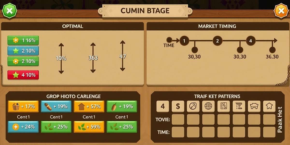 Cumin Hero Challenge Advanced Strategies Cumin Hero Challenge strategy guide showing optimal crop rotation patterns and market timing